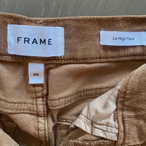Frame brand, flared ,gold cords with stretch , Size 25 - Picture 4 of 4